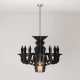 Κρεμαστό φωτιστικό με κλασικό αμπαζούρ SHHANDELIER 