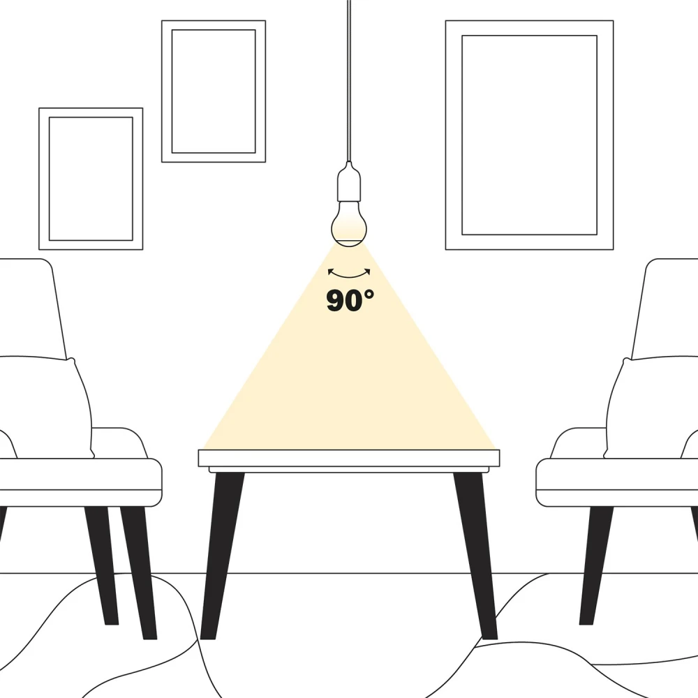 Λάμπα LED Spot με εφέ προβολέα A60 7W 806Lm 2700K dimmable - A08