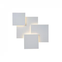 ΦΩΤΙΣΤΙΚΟ TOIXOY ΜΕΤΑΛΛIKO LED 30W 2600Lm 3000Κ 550X550mm ΛΕΥΚΟ ARTE ILLUMINA THALIA
