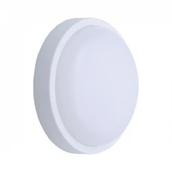 ΦΩΤΙΣΤΙΚΟ ΤΟΙΧΟΥ ΣΤΡΟΓΓΥΛΟ LED 18W Φ200X55 12/24V AC/DC 6500K IP54 ΛΕΥΚΟ PLUS ARTE ILLUMINA