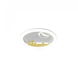 ΠΛΑΦΟΝΙΕΡΑ ΠΛΑΣΤΙΚΗ LED 60W 5940Lm 3CCT(3000-4000-6000K) Φ50 480x65mm ΛΕΥΚΟ-ΚΙΤΡΙΝΟ ARTE ILLUMINA ALEGRE