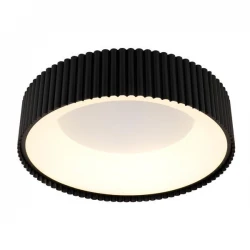 ΠΛΑΦΟΝΙΕΡΑ ΜΕΤΑΛΛΙΚΗ LED 30W 2262Lm 3000K Φ470mm ΜΑΥΡΟ ARTE ILLUMINA HALLO
