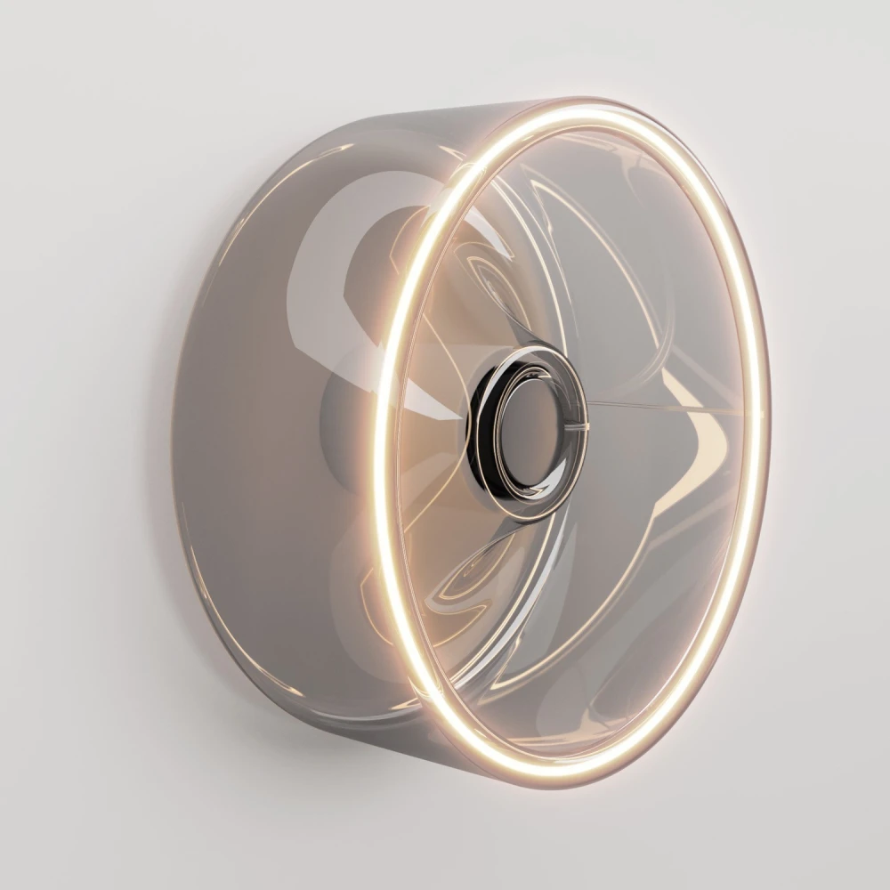 Φωτιστικό Τοίχου ή Οροφής Με Smoky Λάμπα Ghost Λευκό - Creative Cables