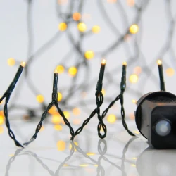 Χριστουγεννιάτικα λαμπάκια ΣΕΙΡΑ, 700 LED ΜΕ 8 ΠΡΟΓΡΑΜΜΑΤΑ & ΜΝΗΜΗ, ΠΡΑΣΙΝΟ PVC ΚΑΛΩΔΙΟ, ΘΕΡΜΟ ΛΕΥΚΟ LED, ΑΝΑ 5cm, ΙΡ44