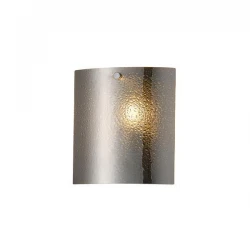 ΑΠΛΙΚΑ ΤΟΙΧΟΥ ΜΕΤΑΛΛΟ-ΓΥΑΛΙ 1XE14 ΜΑΧ 15W 75X170X180mm ΜΑΥΡΟ ARTE ILLUMINA FOLIA