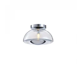 ΠΛΑΦΟΝΙΕΡΑ ΓΥΑΛΙΝΗ G9 MAX 7W 230X230X150mm ΑΣΗΜΙ ARTE ILLUMINA CLEAR