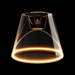 LED Λαμπτήρας Διαφανής G01 σειρά Ghost Κώνος 6W 500Lm E27 2200K Dimmable