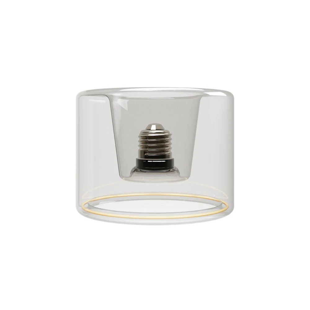 LED Λαμπτήρας Διαφανής G03 σειρά Ghost Δακτύλιος 120x90 6W 500Lm E27 2200K Dimmable