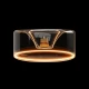 LED Λαμπτήρας Διαφανής G02 σειρά Ghost Δακτύλιος 195x83 6W 500Lm E27 2200K Dimmable