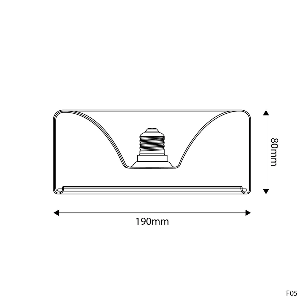 LED Λαμπτήρας Φιμέ G12 σειρά Ghost Δακτύλιος 195x83 6W 380Lm E27 1900K Dimmable