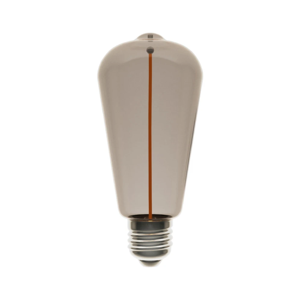 LED Λαμπτήρας Μαγνητικού Νήματος F03 Αχλάδι ST64 Φιμέ 2,2W 60Lm E27 1800K