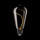 LED Λαμπτήρας Μαγνητικού Νήματος F03 Αχλάδι ST64 Φιμέ 2,2W 60Lm E27 1800K