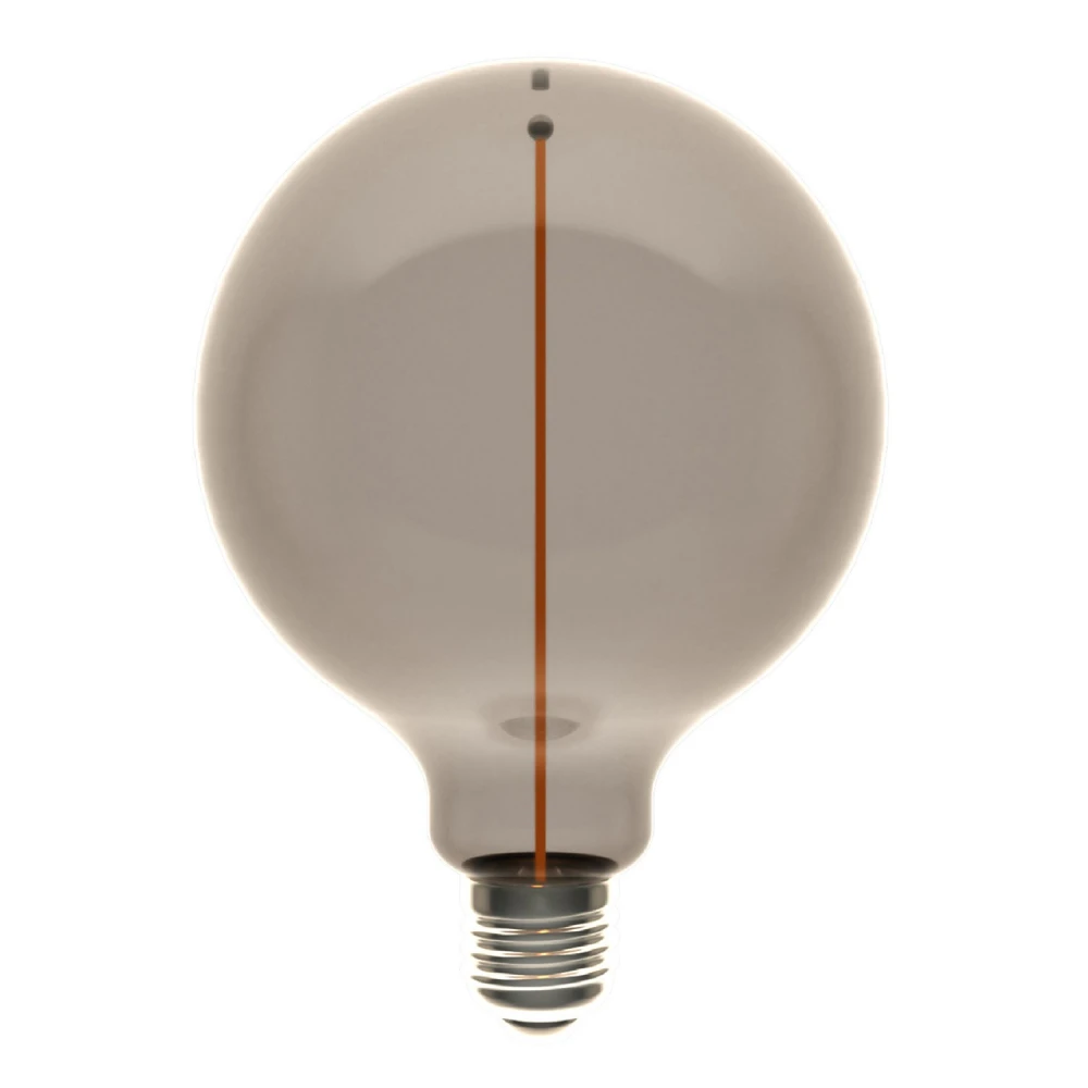 LED Λαμπτήρας Μαγνητικού Νήματος F05 Γλόμπος G125 Φιμέ 2,2W 60Lm E27 1800K