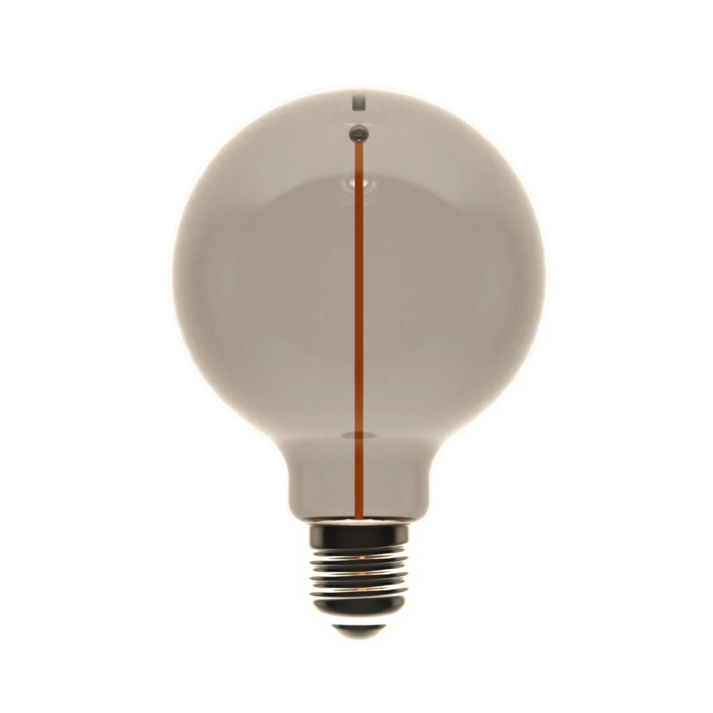 LED Λαμπτήρας Μαγνητικού Νήματος F04 Γλόμπος G95 Φιμέ 2,2W 60Lm E27 1800K