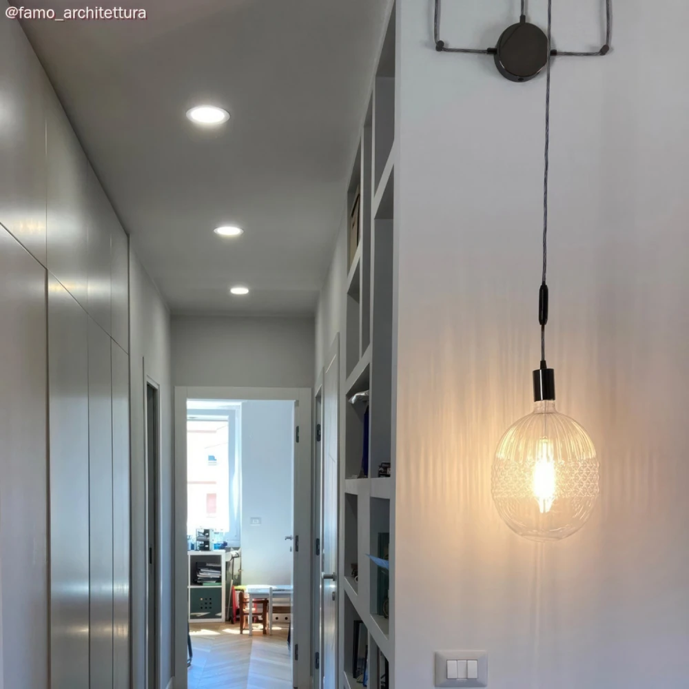 Μεταλλικό Στήριγμα Τοίχου Sarè για υφασμάτινο Καλώδιο - σετ 2 τεμαχίων - Ανθρακί - Creative Cables