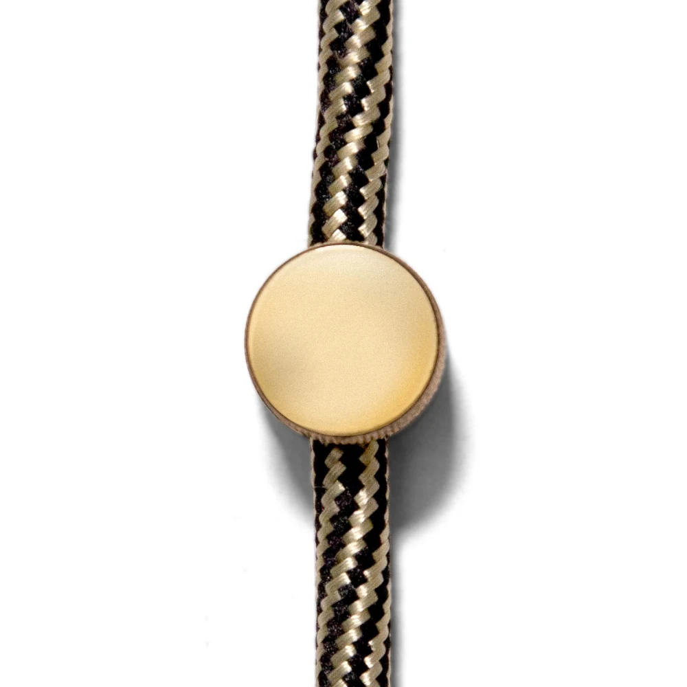 Μεταλλικό Στήριγμα Τοίχου Sarè για υφασμάτινο Καλώδιο - σετ 2 τεμαχίων - Χρυσό - Creative Cables