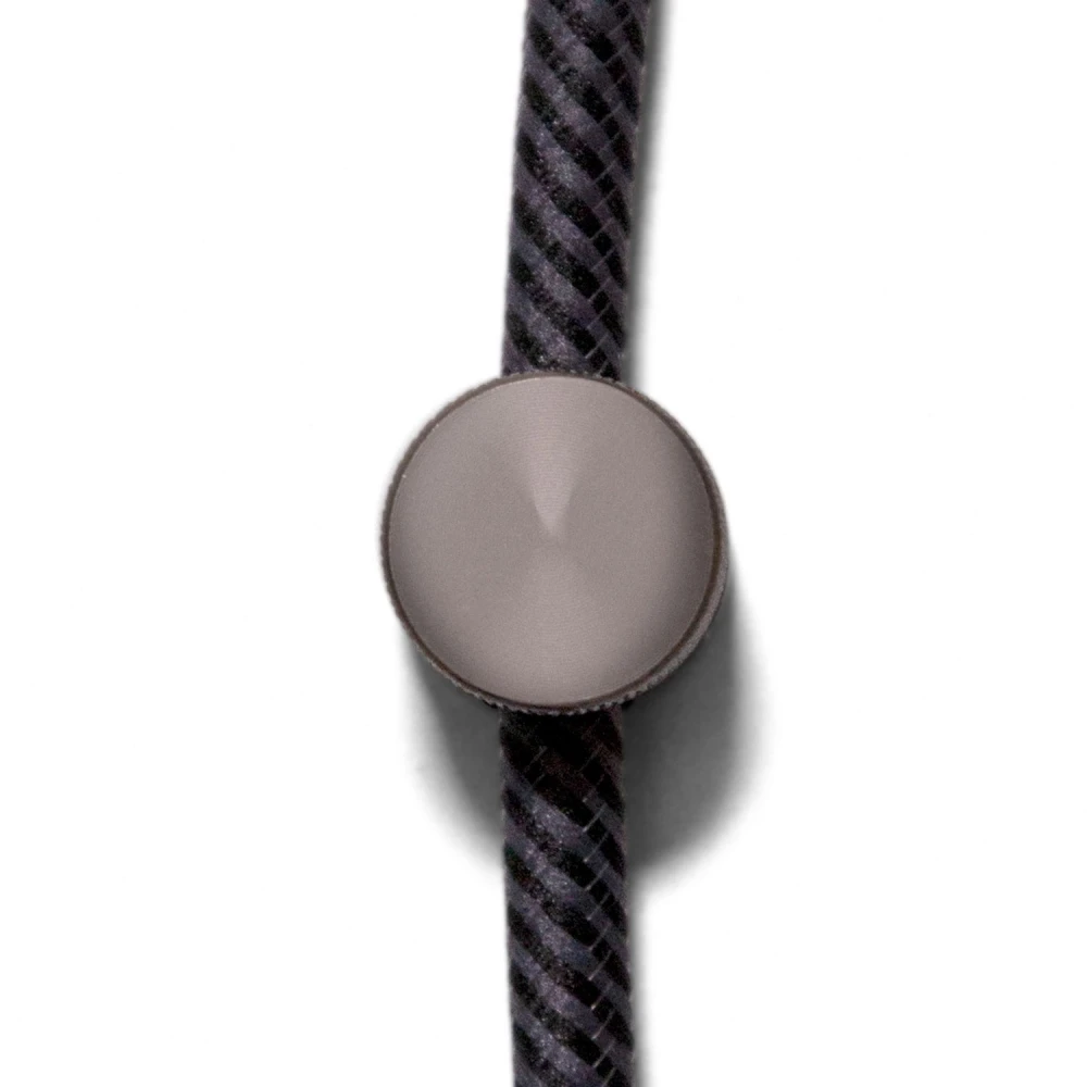 Μεταλλικό Στήριγμα Τοίχου Sarè για υφασμάτινο Καλώδιο - σετ 2 τεμαχίων - Ανθρακί - Creative Cables