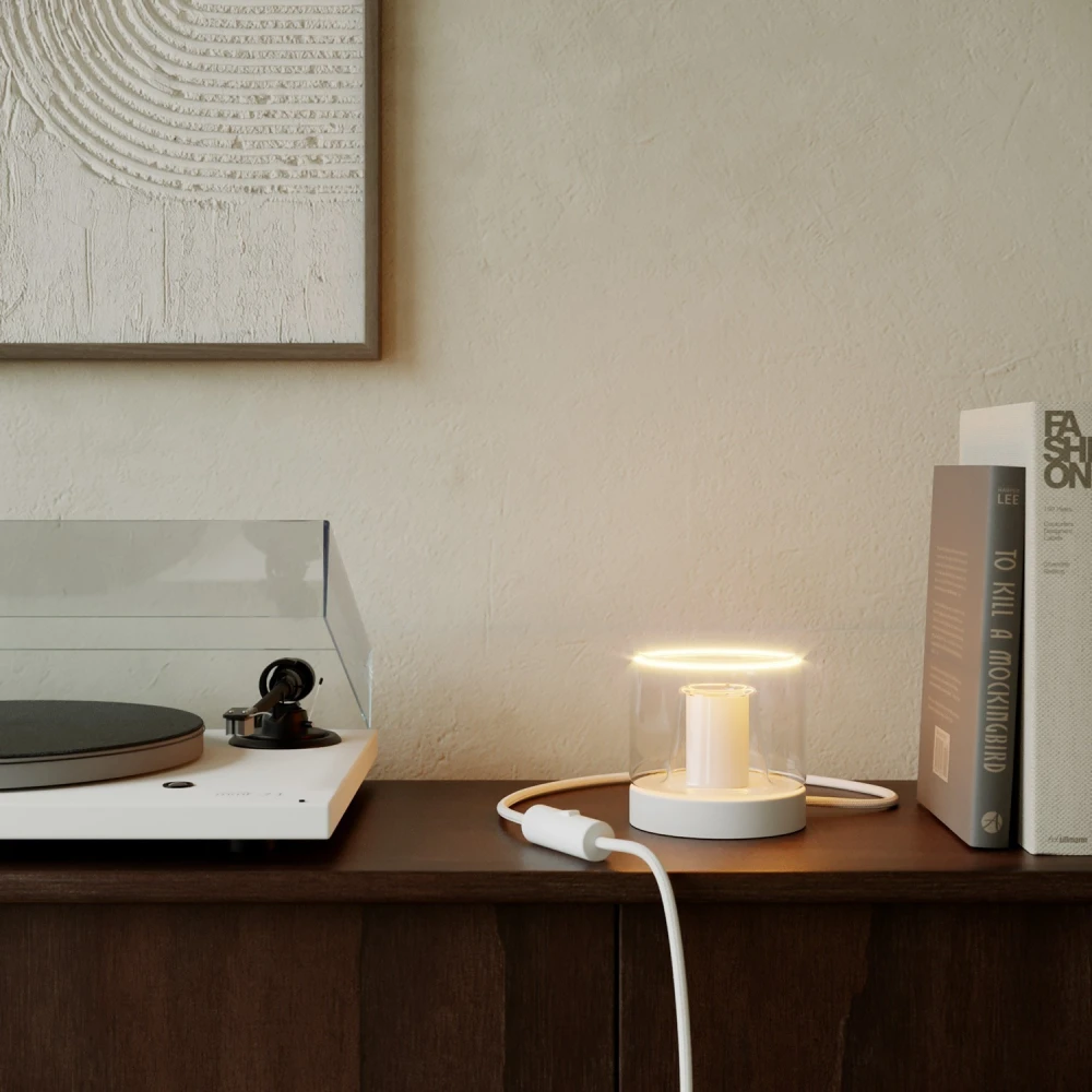 Επιτραπέζιο Φωτιστικό Posaluce Ghost Λευκό - Creative Cables