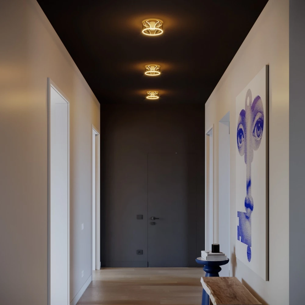 Φωτιστικό Τοίχου ή Οροφής Με Smoky Λάμπα Ghost Λευκό - Creative Cables