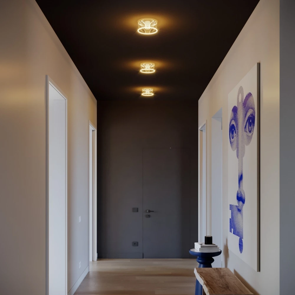 Φωτιστικό Τοίχου ή Οροφής Με Διάφανη Λάμπα Ghost Λευκό - Creative Cables