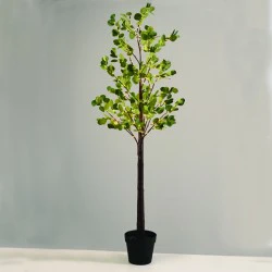 EUCALYPTUS LEAF TREE 210 WW LED ΛΑΜΠ. ΑΝΤΑΠΤ:4,5V IP44 ΥΨΟΣ 150cm ΓΛΑΣΤΡΑ 5m ΚΑΛ ACA