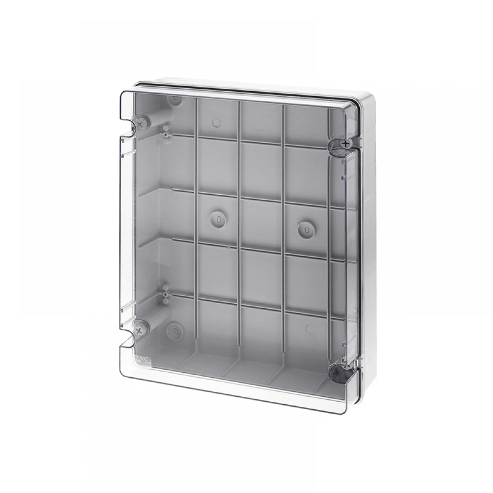 380X300X120 SURF BOX TRANSARENT LID IP65 ACA