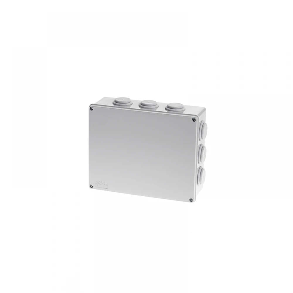 240X190X90 SURF BOX 12 STEPPED GLANDS IP54 ACA
