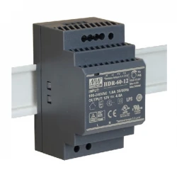 HDR-60-12 RAIL POWER SUPPLY 12V 54W/4.5A MEANWELL