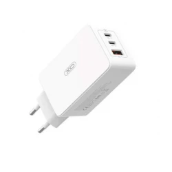 XO-CE13 ΤΡΟΦΟΔΟΤΙΚO-ΤΑΧΥΦΟΡΤΙΣΤΗΣ 65W GaN tech ME 3 ΕΞΟΔΟΥΣ 2X USB-C+USB-A - AMARAD