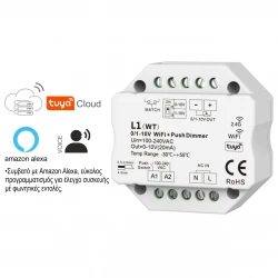 0/1-10V DIMMER WIFI TYUA-RF-PUSH