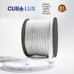 ΤΑΙΝΙΑ 12W IP65 230VAC CW 6000K 25m