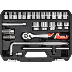 ΚΑΡΥΔΑΚΙΑ  ΣΕΤ ΚΑΣΤ CrV 1/2” - 25 ΤΜΧ YT-38741
