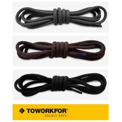 ΚΟΡΔΟΝΙΑ ΣΤΡΟΓΓΥΛΑ TOWORKFOR 130cm - ΓΚΡΙ-ΧΡΩΜΑ