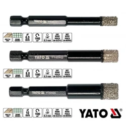 ΔΙΑΜΑΝΤΟΚΟΡΩΝΑ ΕΞΑΓΩΝΗ ΔΡΑΠΑΝΟΥ - 6.0MM-ΔΙΑΜΕΤΡΟΣ