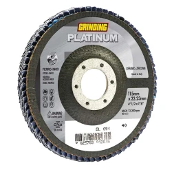 GRINDING ΔΙΣΚΟΣ ΦΤΕΡΟΥ PLATINUM ΚΕΡΑΜΙΚΟΣ - 80-GRIT, 115.0MM-ΔΙΑΜΕΤΡΟΣ