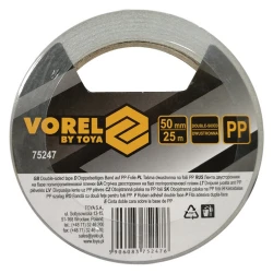 ΤΑΙΝΙΑ ΔΙΠΛΗΣ ΟΨΗΣ PP  VOREL - 10M-ΜΗΚΟΣ