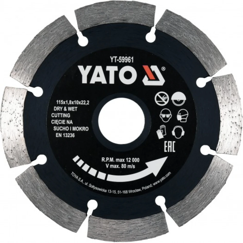 ΥΑΤΟ ΔΙΑΜΑΝΤΟΔΙΣΚΟΣ DRY & WET - 230.0MM-ΔΙΑΜΕΤΡΟΣ
