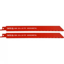 ΛΑΜΕΣ ΣΕΓΑΣ BIM 225MM 24TPI ΣΕΤ 2 ΤΜΧ YT-33934