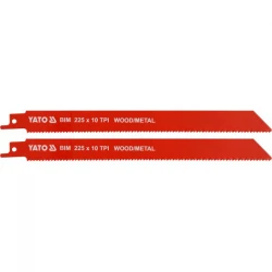 ΛΑΜΕΣ ΣΠΑΘΟΣΕΓΑΣ BIM 225MM 10TPI ΣΕΤ 2 ΤΜΧ YT-33933