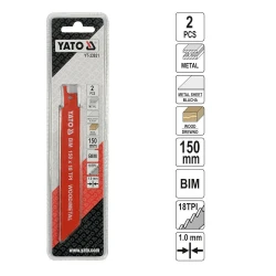ΛΑΜΕΣ ΣΠΑΘΟΣΕΓΑΣ BIM 150MM 18TPI ΣΕΤ 2 ΤΜΧ YT-33931