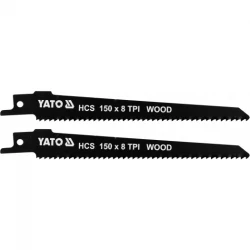 ΛΑΜΕΣ ΣΠΑΘΟΣΕΓΑΣ HCS 150MM 8TPI ΣΕΤ 2 ΤΜΧ YT-33923