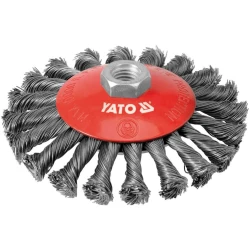 ΣΥΡΜΑΤΟΒΟΥΡΤΣΑ ΠΛΑΚΕ ΤΡΟΧΟΥ ΙΝΟΧ ΚΟΤΣΙΔΑ 125mm YT-4764