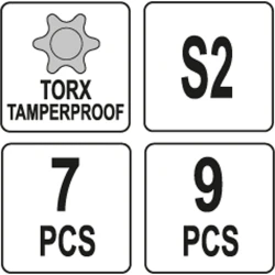 ΣΕΤ TORX 7ΤΜΧ. YT-0562