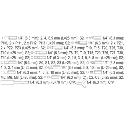 ΜYTΕΣ ΣΕΤ  ΚΑΣΤ S2 59 ΤΕΜ YT-04624
