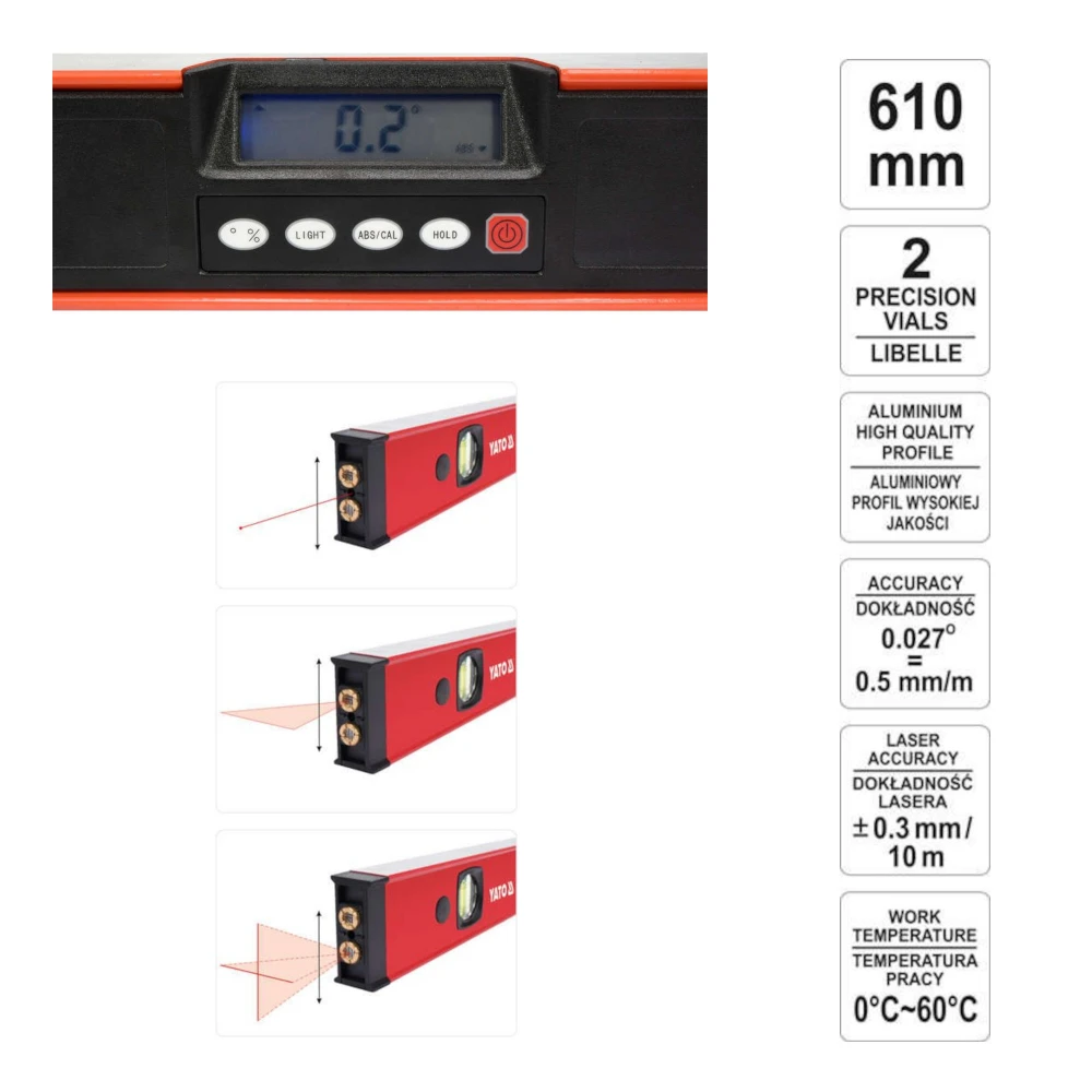 ΑΛΦΑΔΙ LASER 610ΜΜ YT-30400