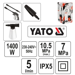 ΠΛΥΣΤΙΚΟ 1400W 105BAR ΥΤ-85910