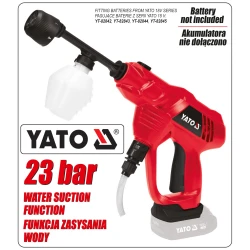 ΠΛΥΣΤΙΚΟ ΜΠΑΤΑΡΙΑΣ 18V 23 BAR SOLO YT-85930