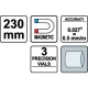ΑΛΦΑΔΙ ΜΑΓΝΗΤΙΚΟ 230MM VOREL 16301