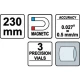 ΑΛΦΑΔΙ ΜΑΓΝΗΤΙΚΟ 230ΜΜ VOREL 16300