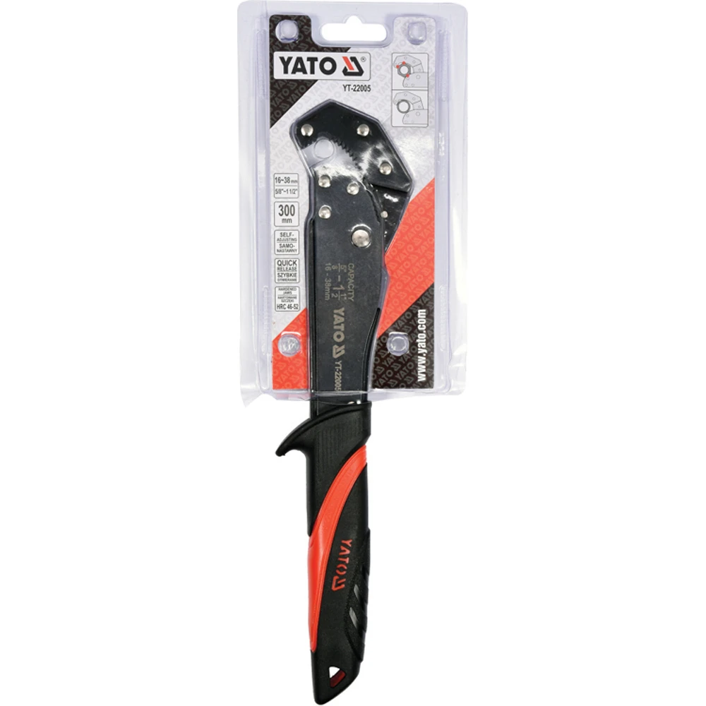 ΤΣΙΜΠΙΔΑ ΥΔΡΑΥΛΙΚΩΝ ΡΥΘΜΙΖΟΜΕΝΗ 16-38mm(300MM) YT-22005